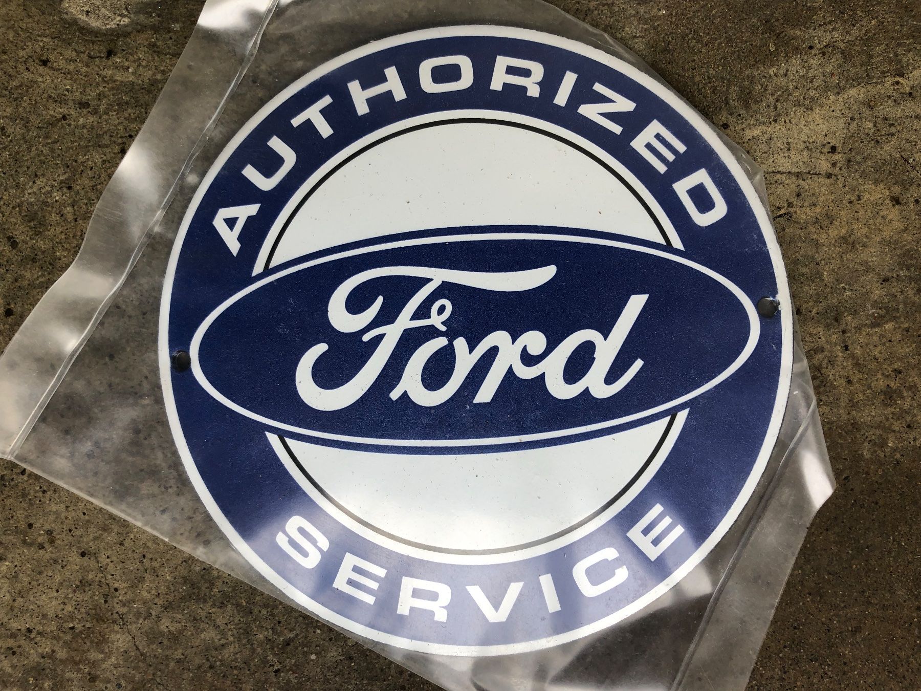 Insegne: Ford Service Oldtimer classic garage – Nuovo (secondo la descrizione) da Reinach AG venduto da rares75