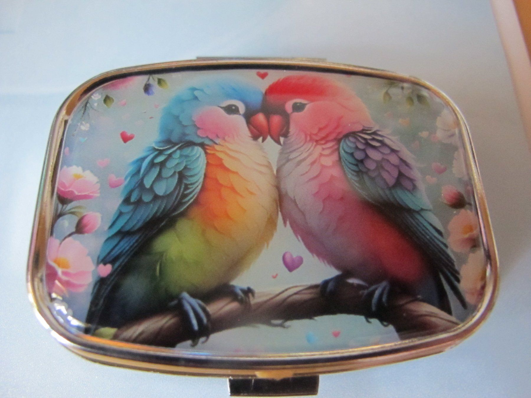 Altro in Cosmetici & Cura: Schöne Romantische Pillendose, Vogel Motiv – Nuovo (secondo la descrizione) da Löhningen venduto da Chimae67