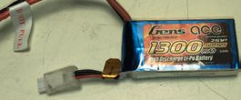 LiPo Akku 1300mAh 2S 7.4V, (em77)