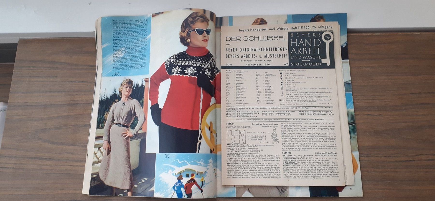 Riviste & Magazine: Heft Handarbeit Stricheft 1956 – Usato da Mörschwil venduto da lindaswunderkiste 4