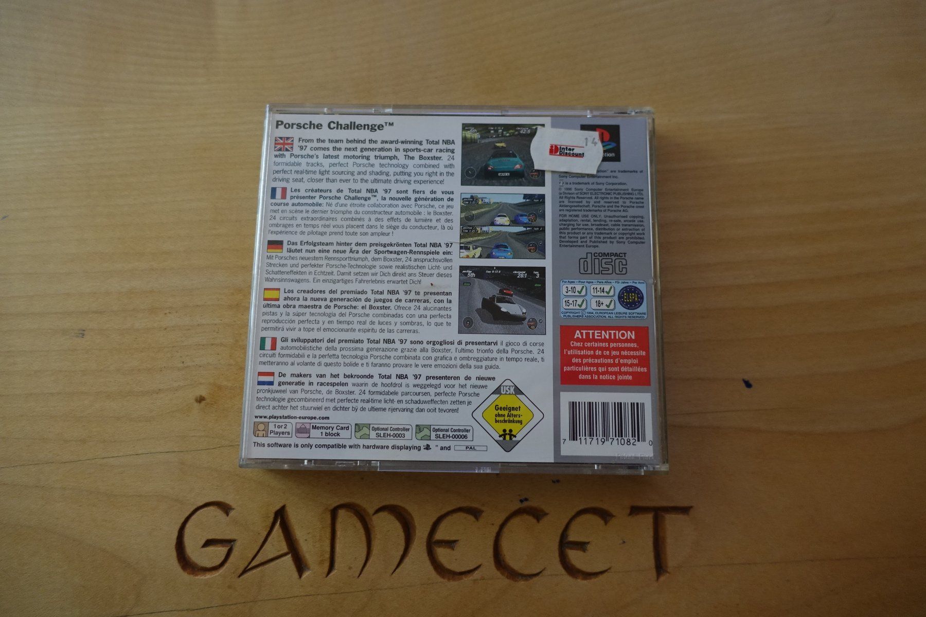 Sony Giochi: Porsche Challenge (Platinum) – Usato da Steinach venduto da Gamecetch 2