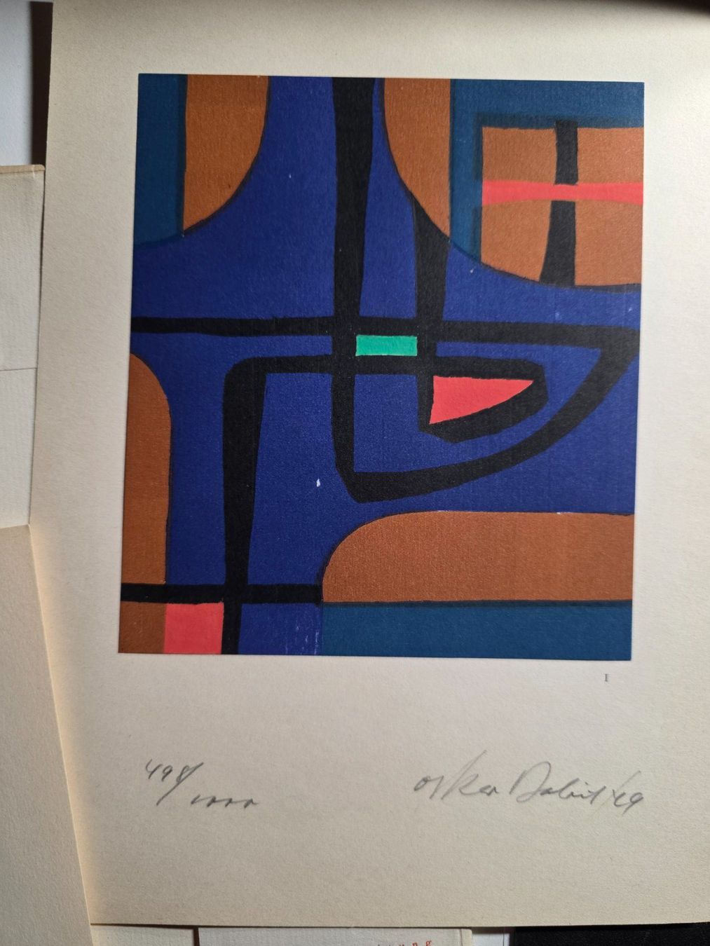 Libri: Oskar Dalvit Kunst Mappe mit Original Litho signiert – Usato da Walterswil BE venduto da Lonitti 2