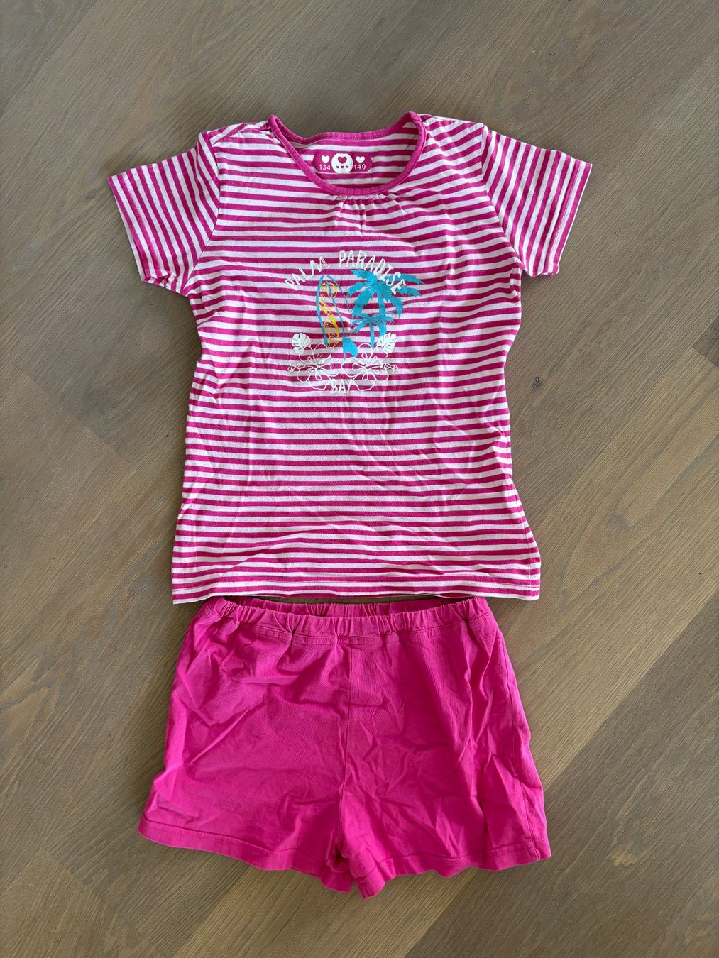 Pigiama & Simili: 2-teiliger Sommer Pyjama, Rosa, Gr. 134/140 – Usato da Rüschlikon venduto da user999