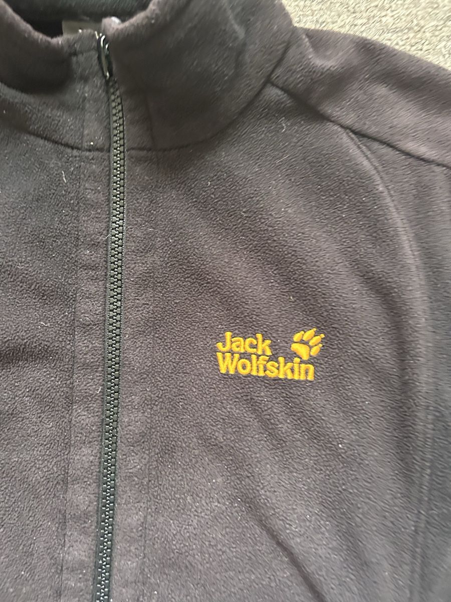 Jack Wolfskin Giacche: Jack Wolfskin Fleece Jacke, Schwarz – Usato da Gondiswil venduto da shaenu 1