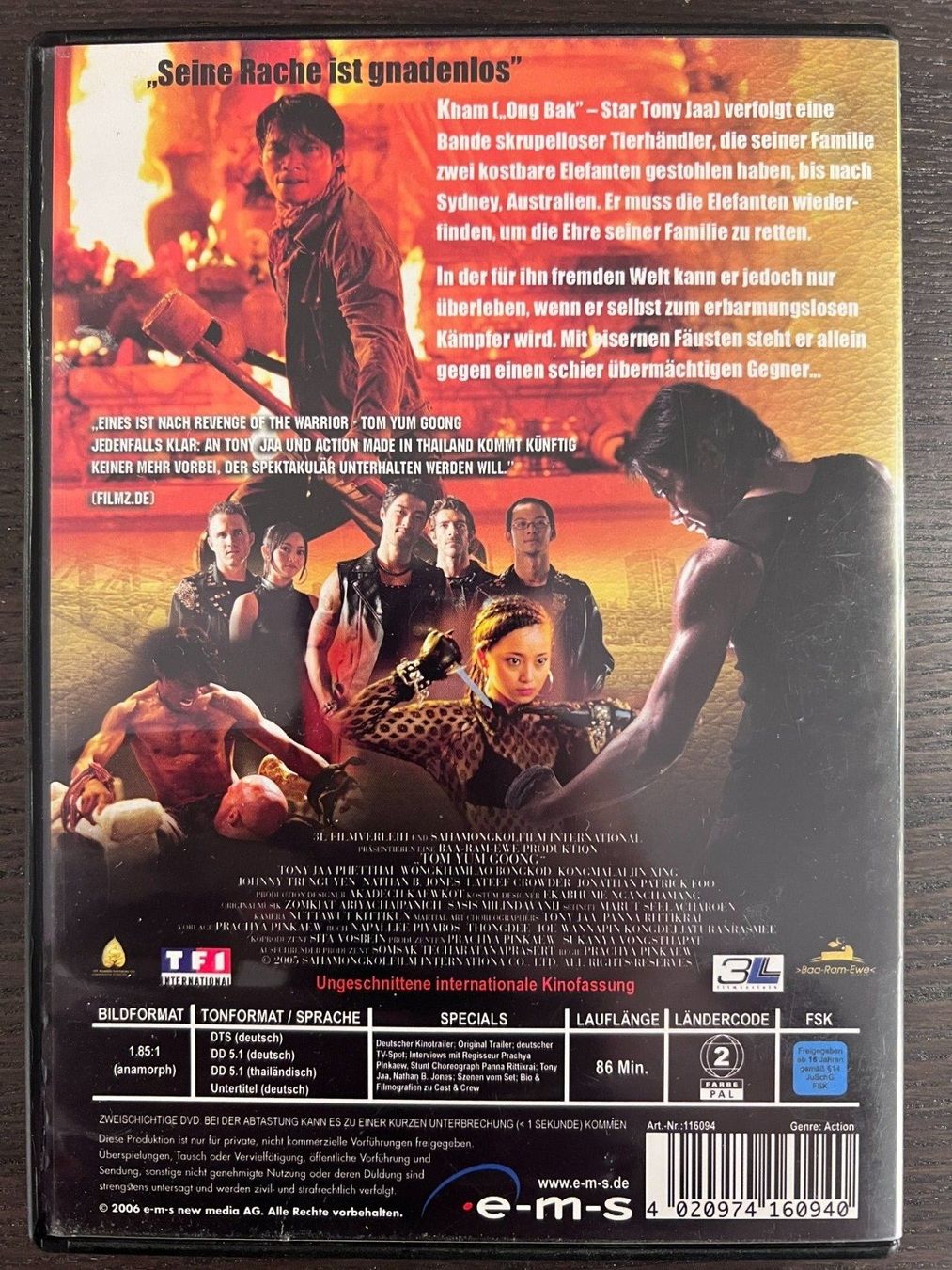 Alle DVDs: Revenge of the Warrior – Gebraucht aus Zürich von FilmFreunde 1