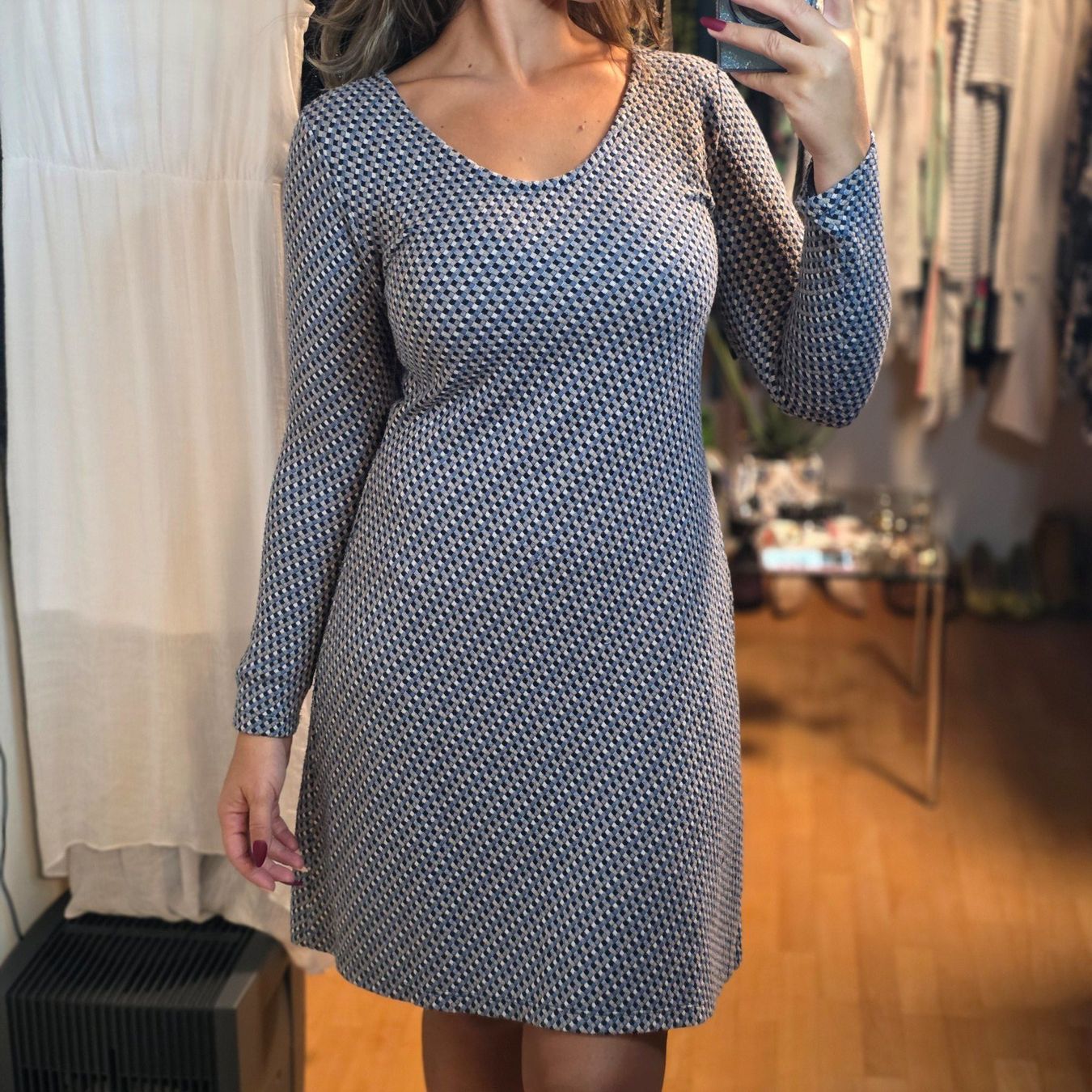 Esprit Vestiti: ESPRIT Winterkleid – Gemustertes Strickkleid Gr. M – Usato da Wald ZH venduto da CapLux 1