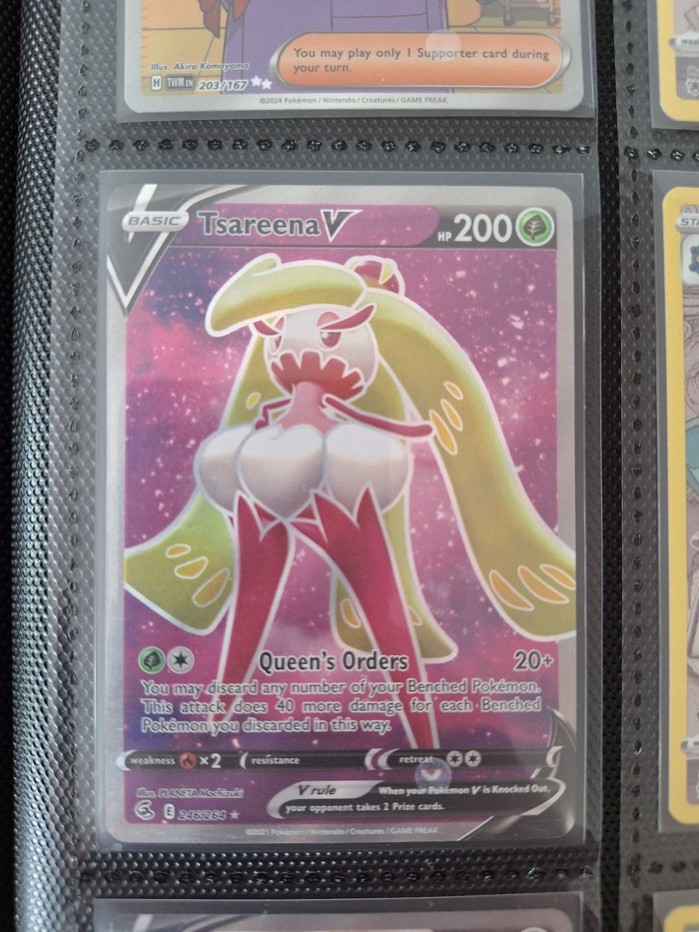 Pokémon Carte collezionabili: Tsareena V Full Art – Usato da Altstätten SG venduto da GGsGameshop