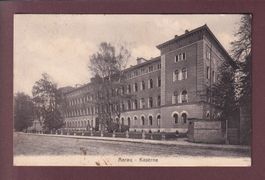 AARAU - Kaserne - 1915 // Eckbug //