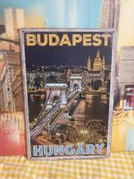 Budapest ( Ungarn) Blechschild