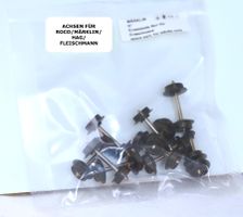 10 MÄRKLIN/ROCO ISOLIERT RADACHSEN (SPITZEN) DUR. 85MM.