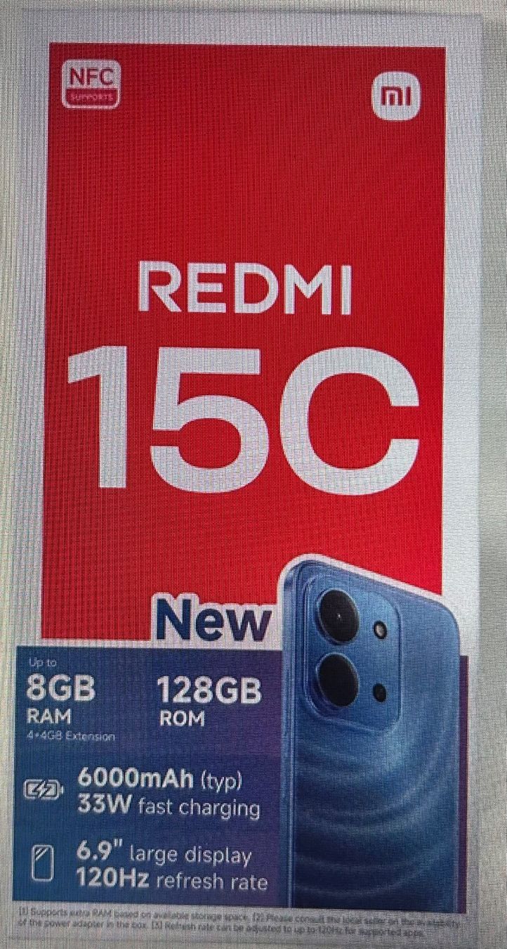 Xiaomi Handys / Smartphones: Smartphone Xiaomi Redmi 15C – Neu und originalverpackt aus Wittenbach von Tschussifrut