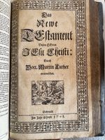 Alte Luther Bibel - Antikes Sammlerstueck!