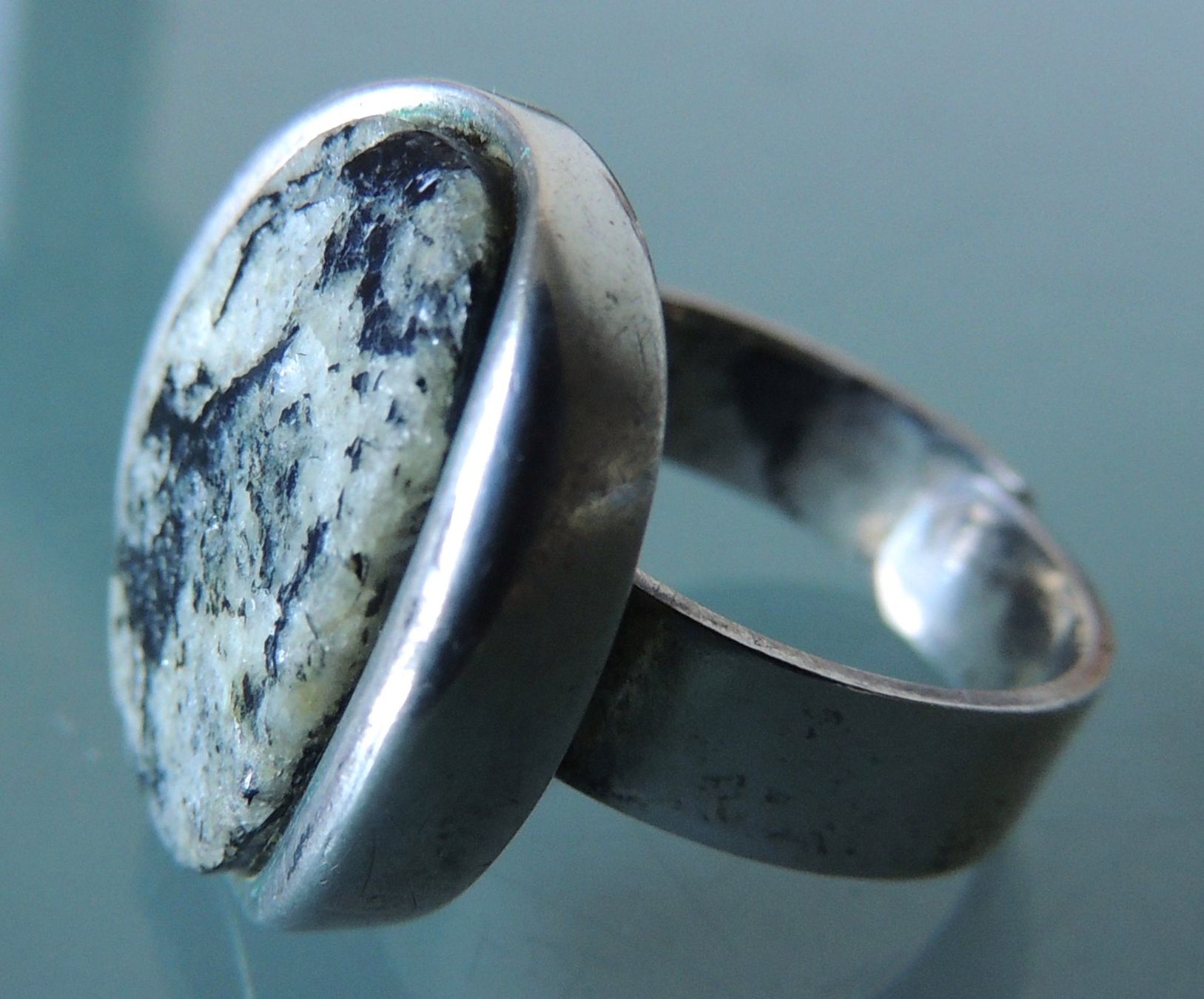 Ringe: Silber 800 Turmalinquarz Fingerring – Gebraucht aus Waldenburg von schaller707 3