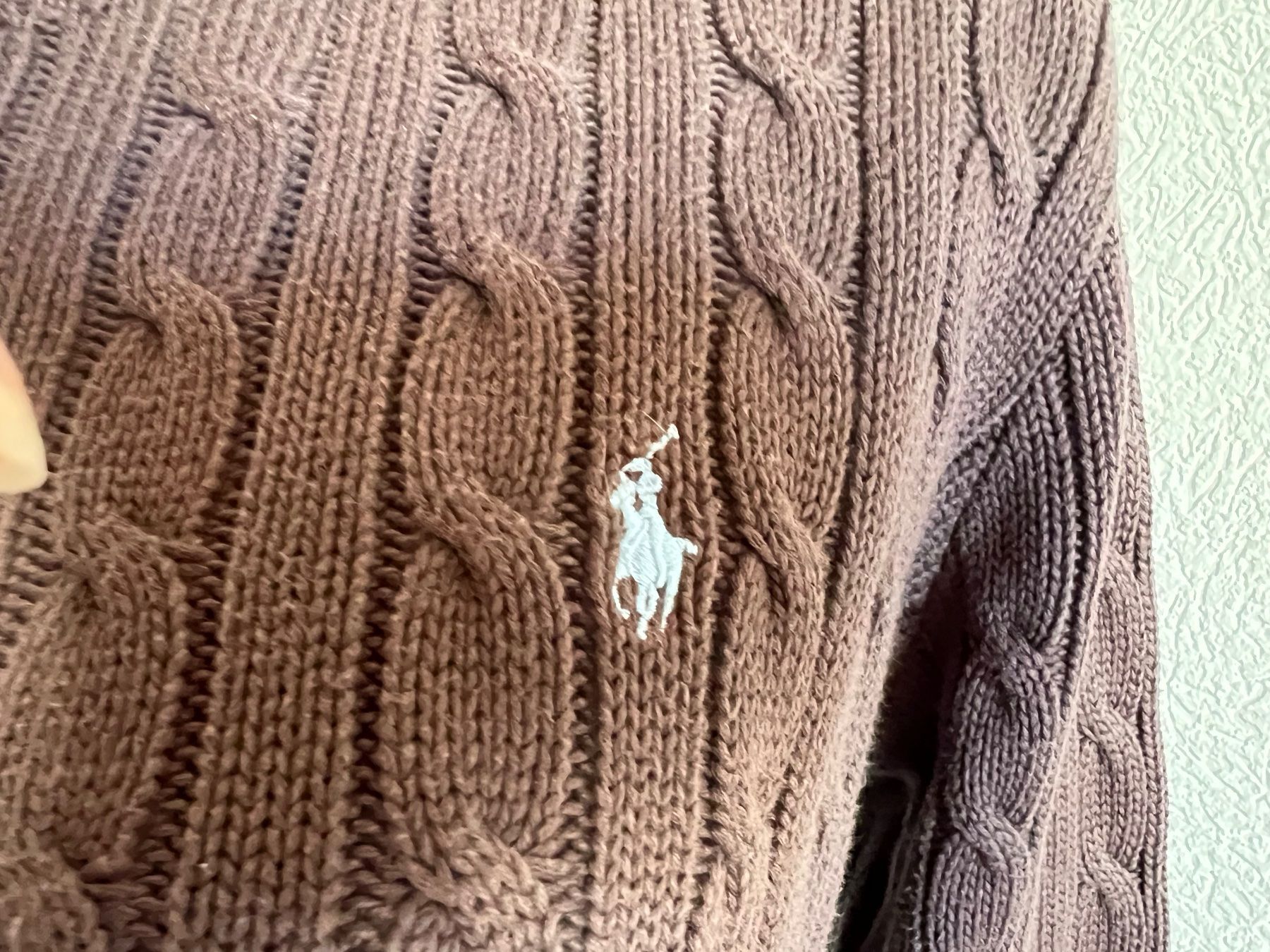 Ralph Lauren Pullover & Sweatshirts: Damen Pullover braun Zopfmuster gebraucht – Gebraucht aus Chur von van_hnc6 2