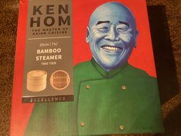 Neuer Ken Hom Bambusdämpfer, 2-stöckig, 20 cm