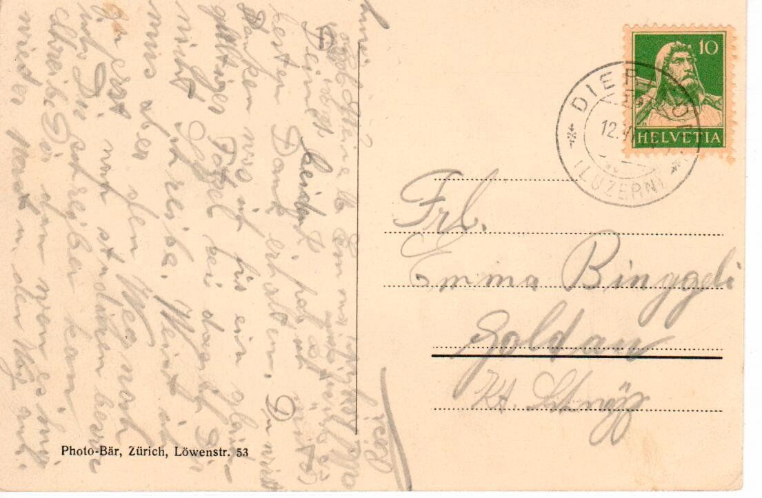 Cartoline postali: Gruss aus Dierikon – Usato da Wolhusen venduto da Curver9 1