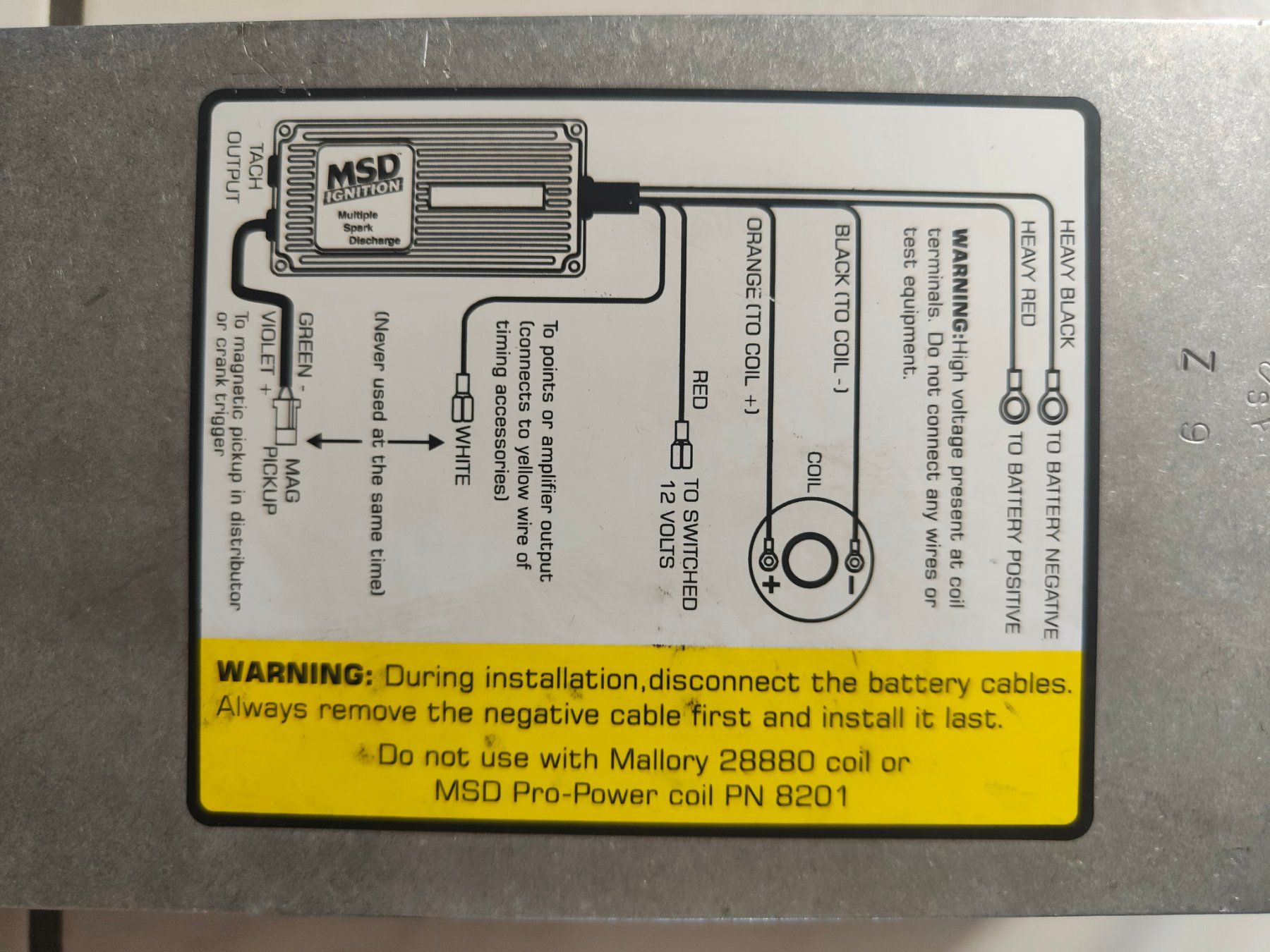 Autos: MSD Ignition Box – Gebraucht aus Künten von Maege52 2
