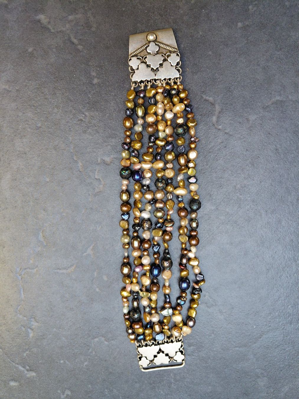 Bracciali & Braccialetti: bracelet argent et perles – Nuovo (secondo la descrizione) da Boussens venduto da mgerma54 3