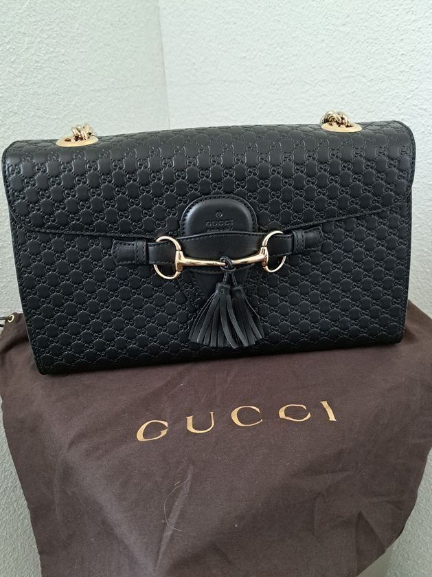 Gucci Taschen für Damen: Gucci Emily schwarz Leder – Neu (gemäss Beschreibung) aus Boniswil von samira03 1