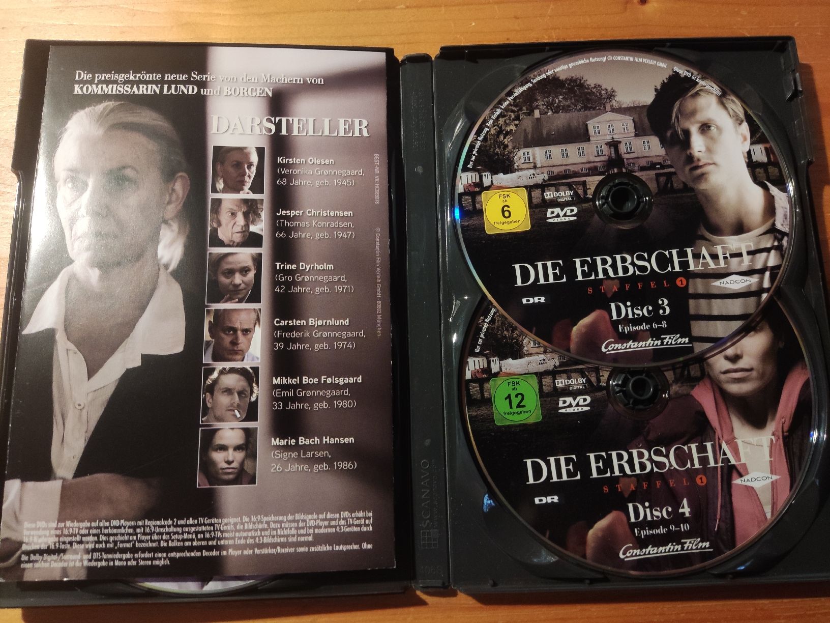 Tutti i DVDs: Die Erbschaft - Staffel 1 - (4DVDs) – Usato da Oberembrach venduto da giu_7ksd 3