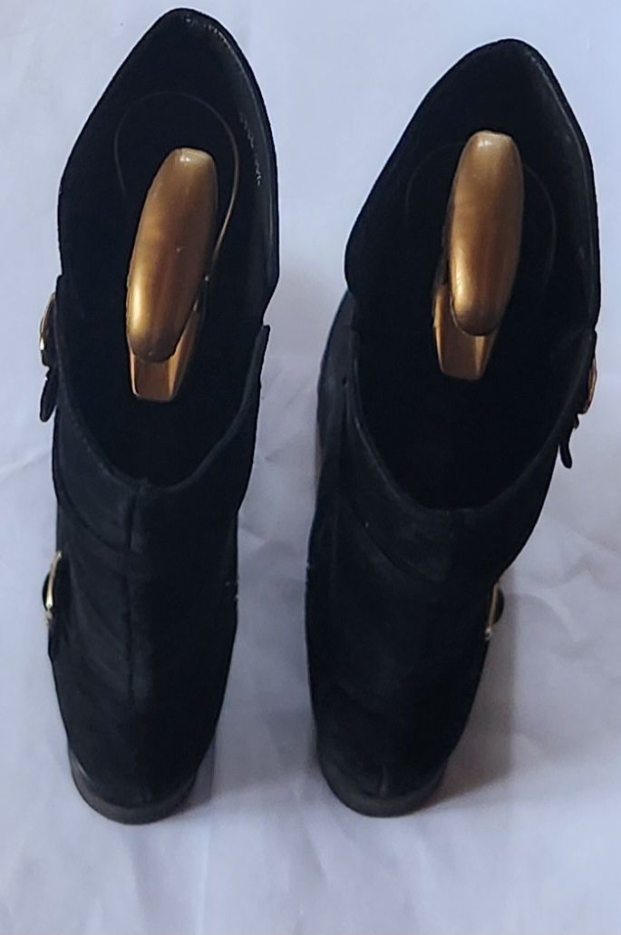 Scarpe da donna: Bottes Cenedella daim noir taille 39.5 – Usato da Niedergösgen venduto da Eva2410 1