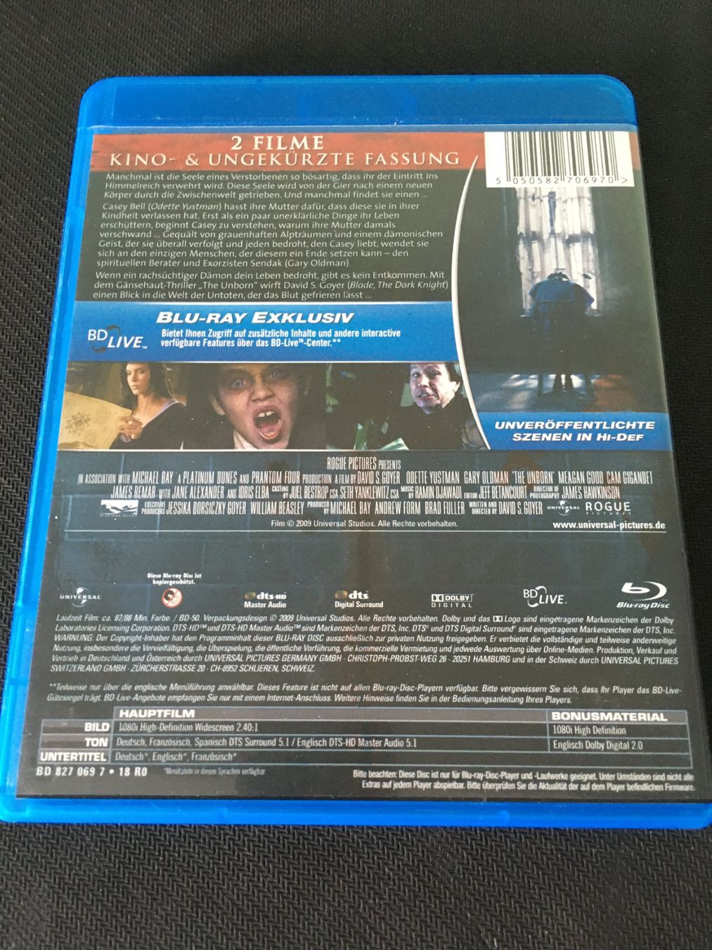 Tutti i DVDs: The Unborn -Blu-Ray- – Usato da St.Gallen venduto da MedienJoe 1