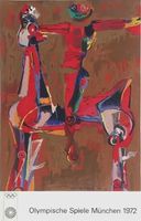 Marino Marini. Olympische Spiele München 1972. Siebdruck.