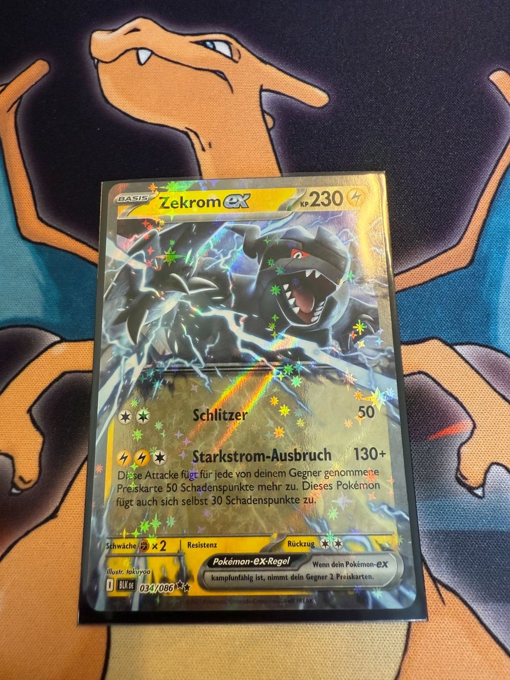 Pokémon Carte collezionabili: Zekrom ex (BLK 034) - DE - Schwarze Blitze – Usato da Bülach venduto da Pfrenzel