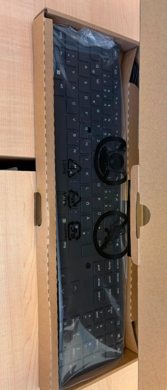 Hewlett Packard Claviers: HP Halley USB Keyboard DIB (GR) 5x – Neuf avec emballage d'origine à Hendschiken par Hliout 2