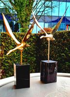 Designer-Skulptur "Flying Swan" Doppelpack/Sonderpreis