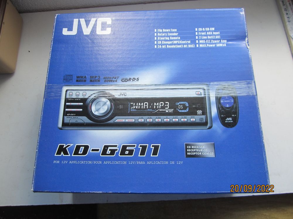 JVC Autoradio KD-G611 in OVP getestet