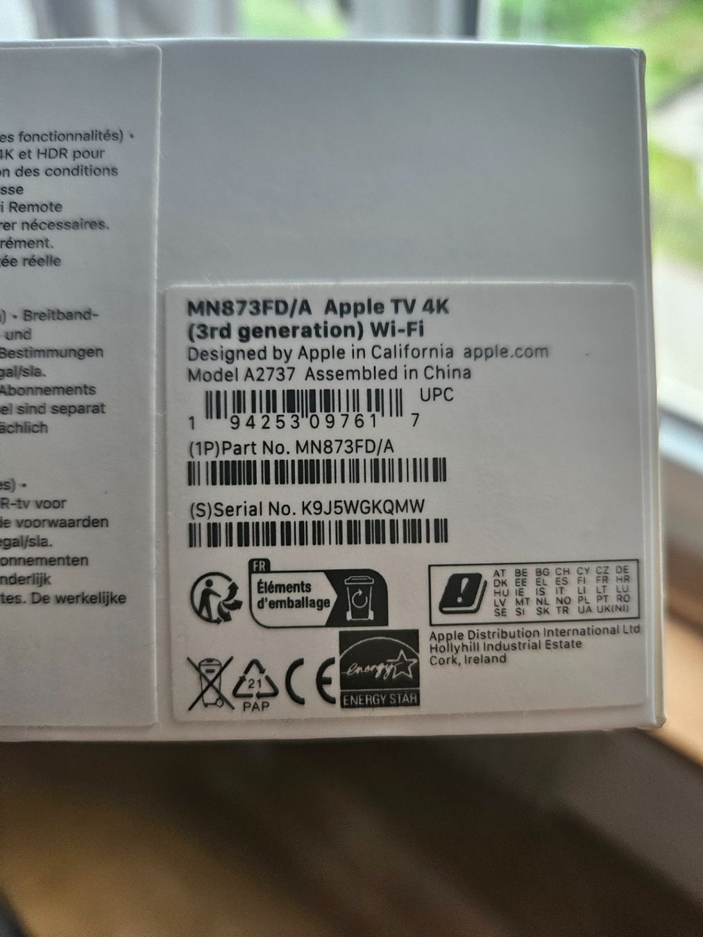 Apple Lettore multimediale & Streamer: Apple TV 4K (3. Gen) – Usato da thusis venduto da Charly02 1