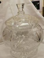 Grosse Bowle, Vintage, Kristall geschliffen