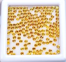 170 feinst brillantgeschliffene gelbe Saphir-Pointer 1.5mm
