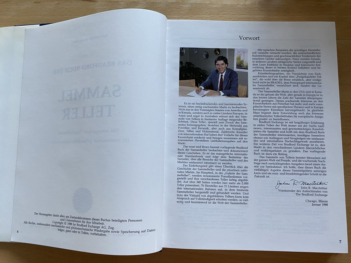 Libri: Das Bradford Buch der Sammelteller - Schweizer Ausgabe – Usato da Schwarzenburg venduto da Michellu 4