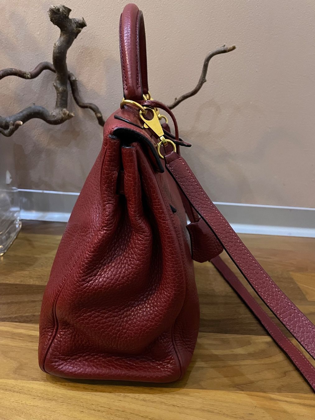 Hermès Borse da donna: Hermes Kelly 32 Gold HW – Usato da Hittnau venduto da LuxAndMore 5
