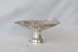 Eine chinesische Export-Silber (.925)Tazza, Shanghai, 1910c.