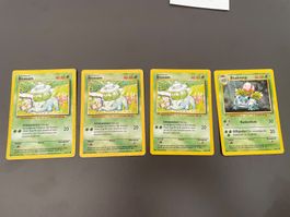 Pokemonkarten: Bisasam und Bisaknosp / DE