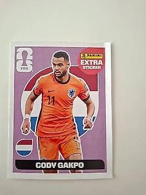 Panini Carte collezionabili: Cody Gakpo Panini extra Sticker. – Nuovo e nell'imballaggio originale da Ebikon venduto da Agnes62