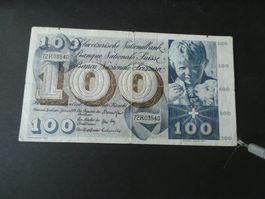 Schweiz 1970, 100 Franken