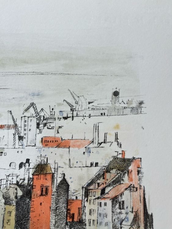 Grafica & Litografie: OTTO BACHMANN LITHOGRAPHIE SIGNIERT NUMMERIERT – Usato da Gersau venduto da grafik-kunst 7