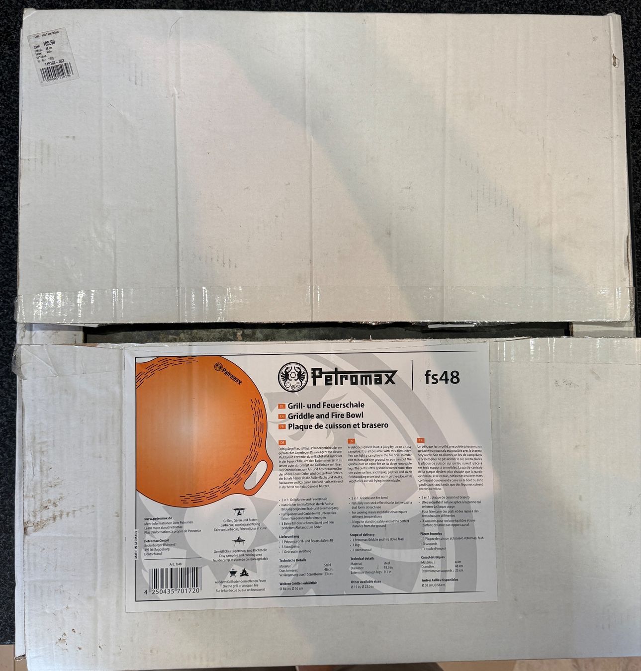 Petromax Feuerschale: Petromax fs48 Grillschale – Gebraucht aus Winterthur von Seister 3