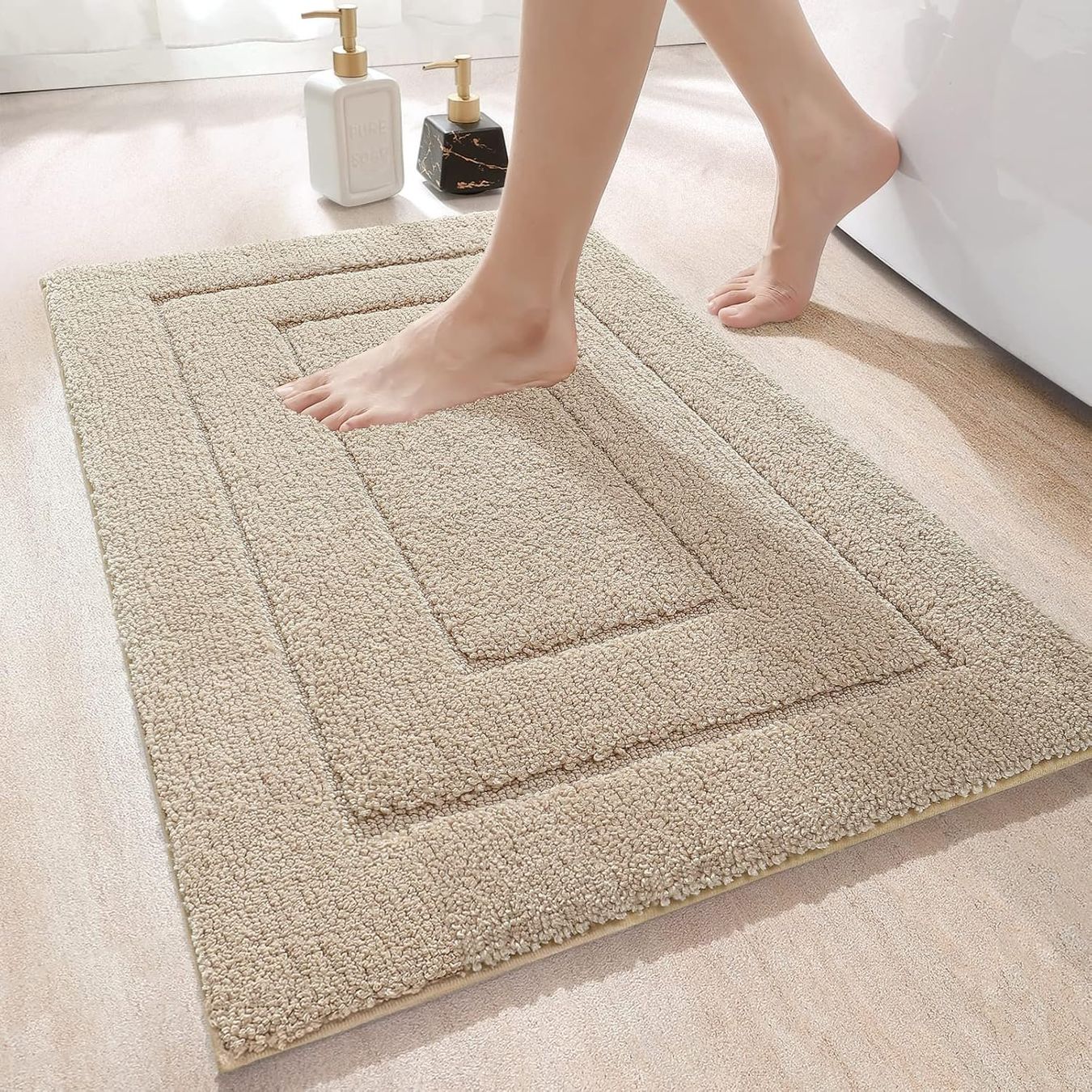 Teli da bagno: Badteppich rutschfest 50 x 80 cm – Nuovo e nell'imballaggio originale da Nuglar venduto da SaleRitter 1