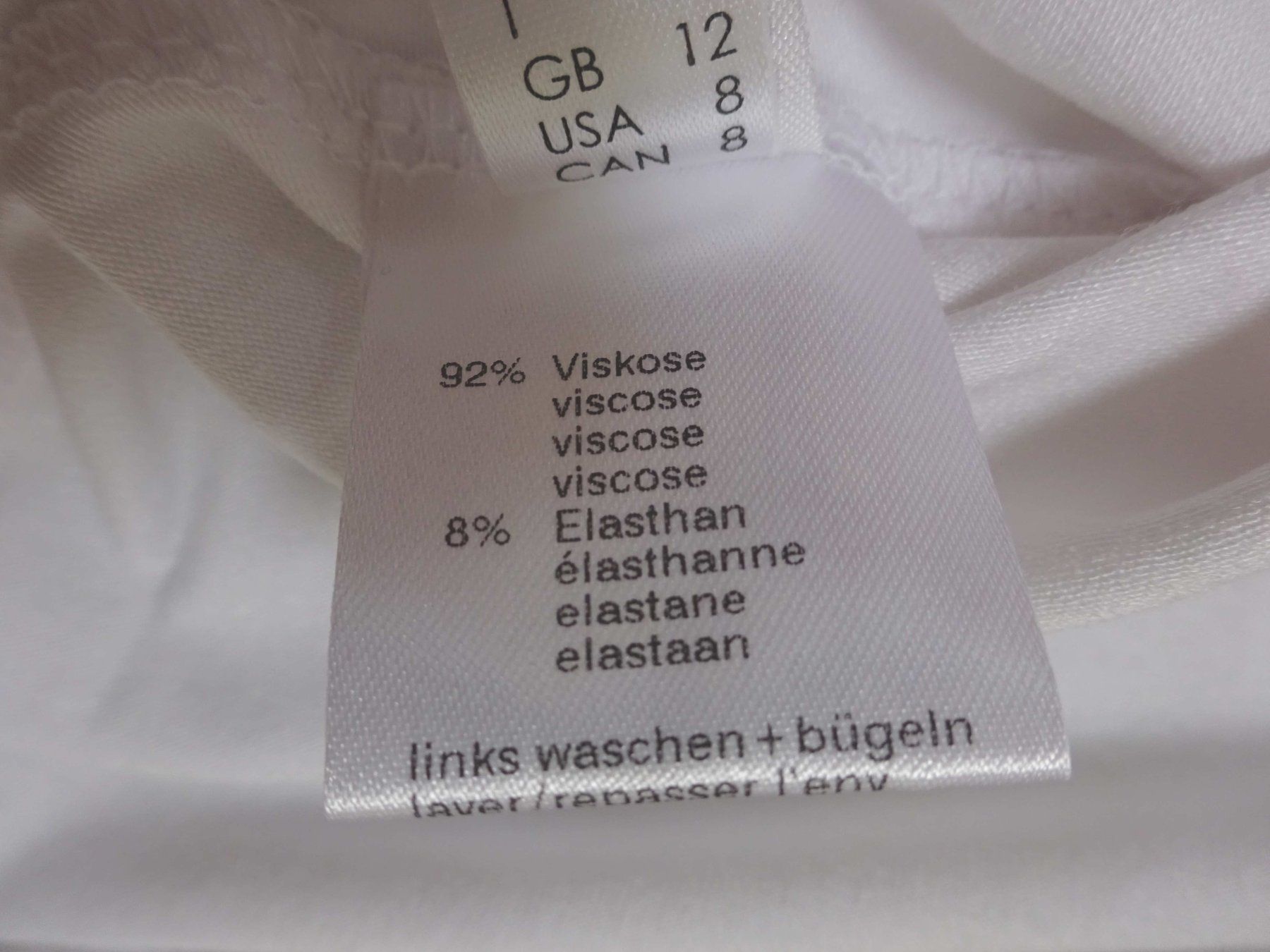 Top: RABE - Top mit Schmucksteinen - weiss - Grösse 38 – Usato da Zofingen venduto da Justizia_01 4