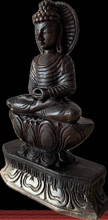 Figuren: Buddha scolpito nel legno – Gebraucht aus Caslano von bri_5jft 2