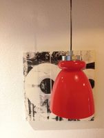 Design Hängeleuchte aus Glas! 60'er Jahre Vintage Lampe