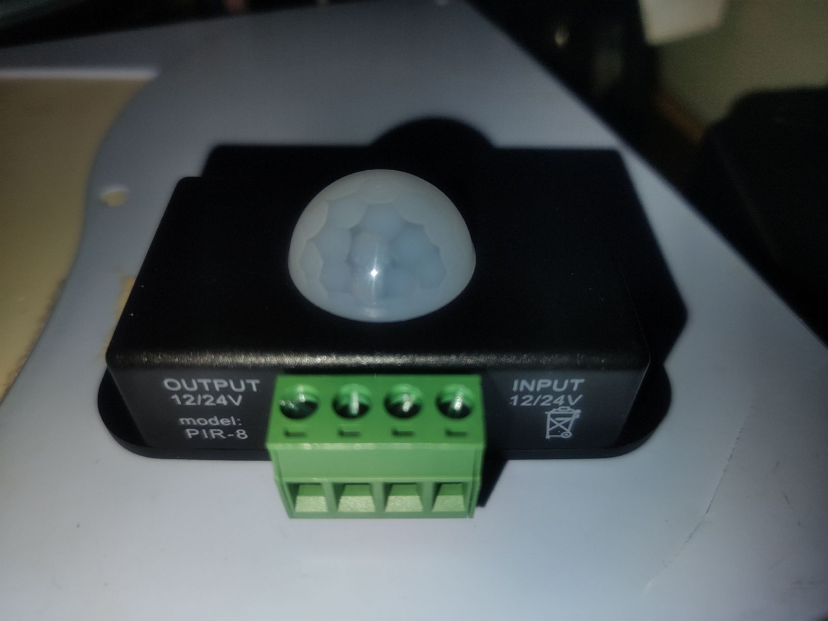 Componenti elettronici: Bewegungsmelder 12Volt oder 24 Volt – Nuovo e nell'imballaggio originale da Reichenbach i.k. venduto da Bcarlos 1