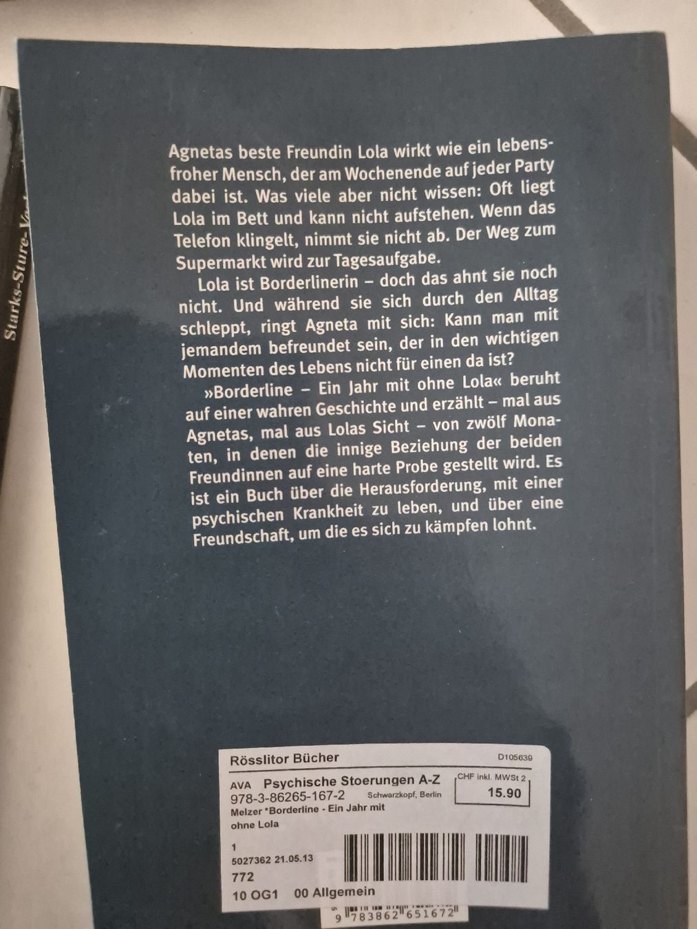 Livres: Bücher Thema Borderline – D'occasion à Bronschhofen par Shainarose 3
