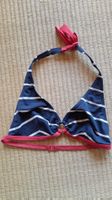 Neckholder Bikini gestreift blau/weiss Gr. 38 👙☀️