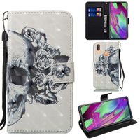 Samsung Galaxy A40 Hülle Etui Wallet Case Cover Coque Tasche